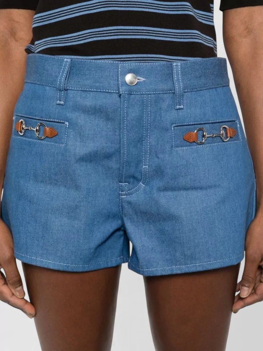 Gucci Denim Short Shorts