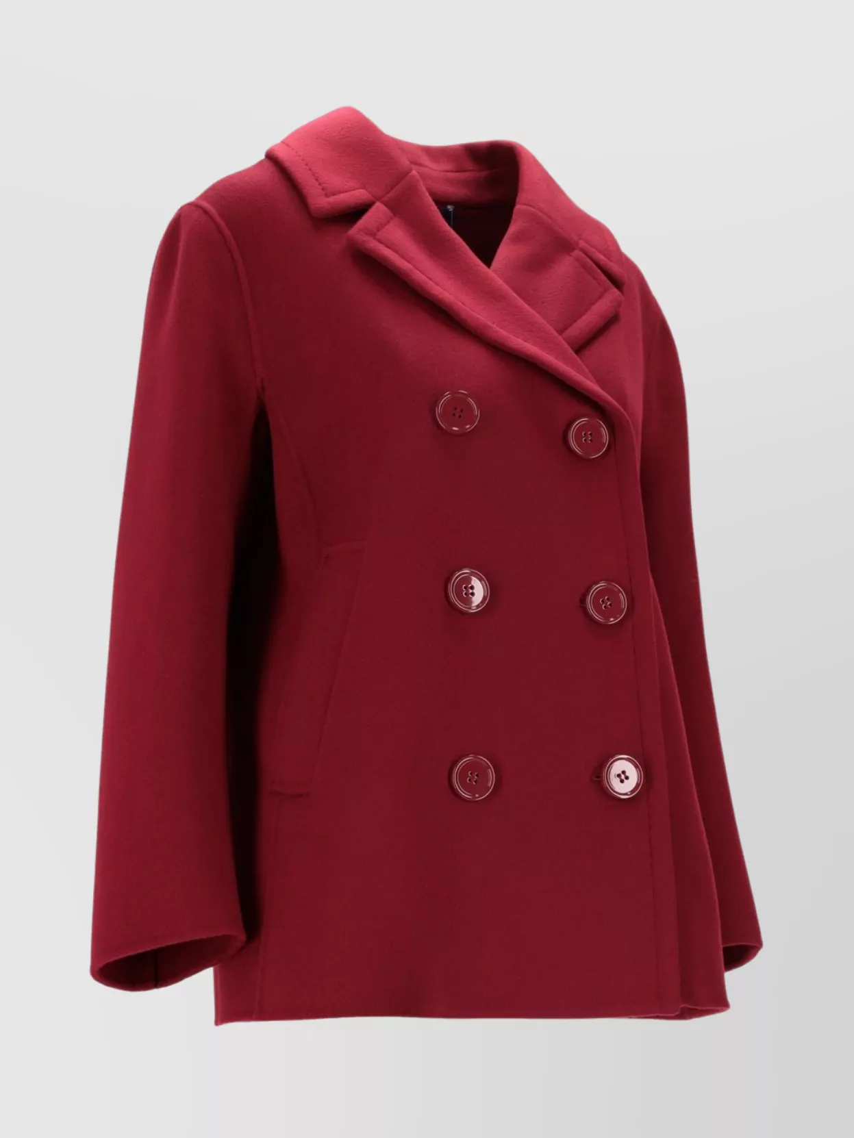 S Max Mara Tailored Jacket With Notched Lapels And Pockets