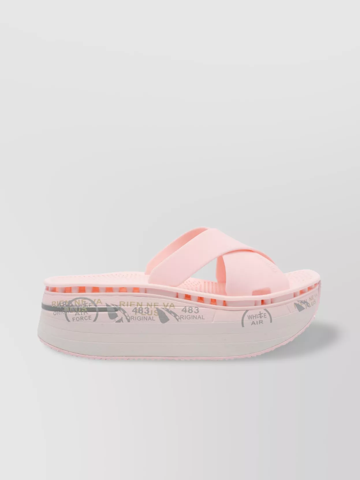 Premiata Cross Strap Platform Sandals