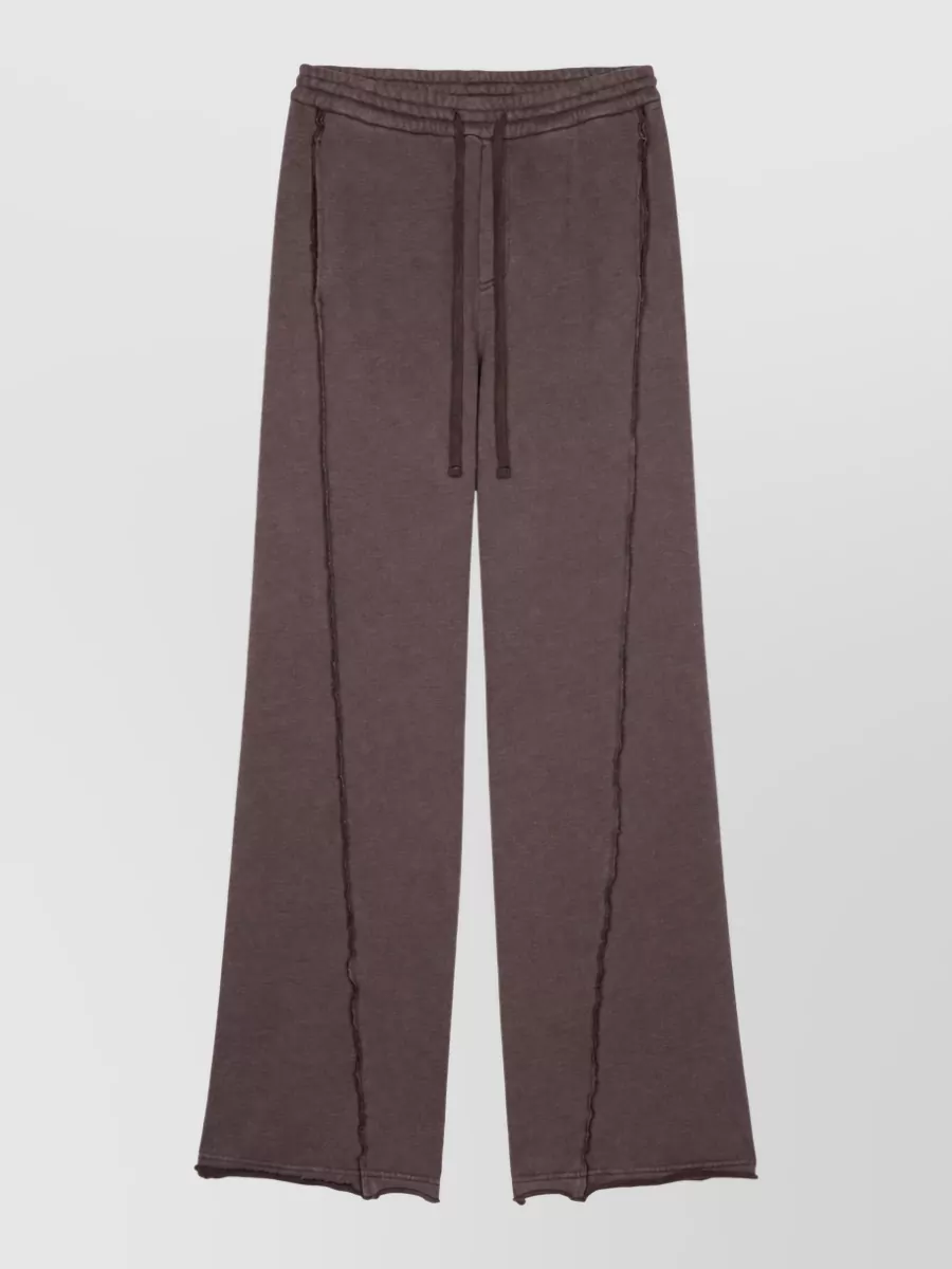 Haikure Cotton Wide-Leg Sweatpants