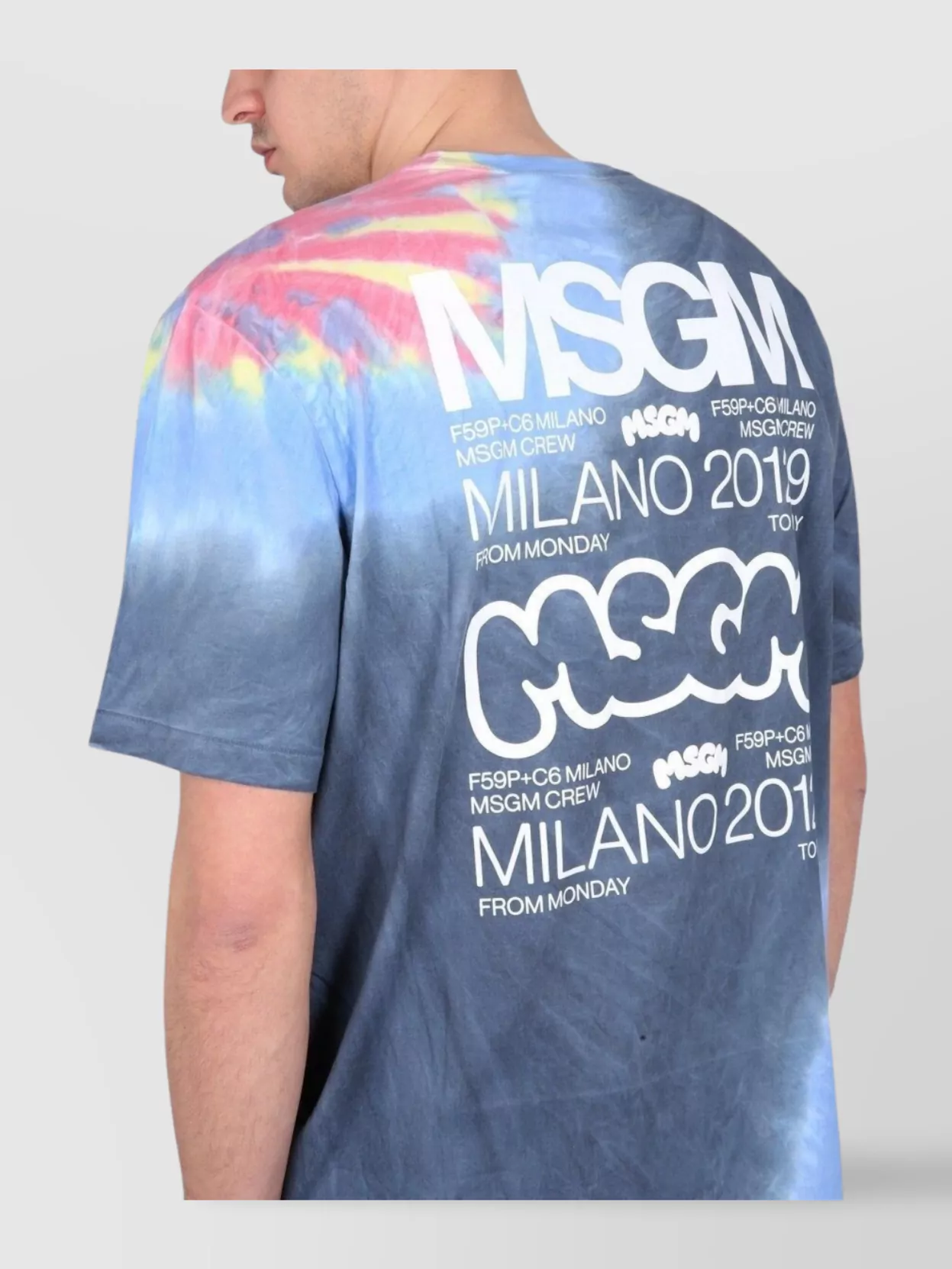 Msgm Butter Studio T-shirt Tie-dye Pattern