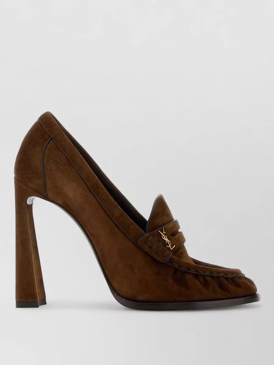 Saint Laurent Suede Loafers