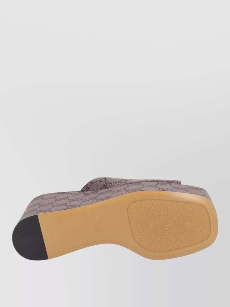 Gucci Wedge Mules