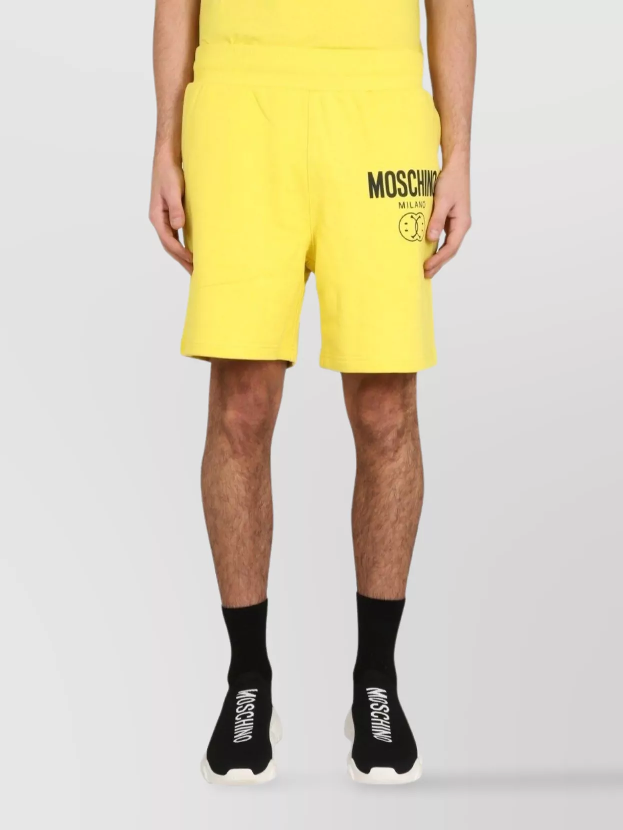 Moschino Logo Waistband Bermuda Shorts