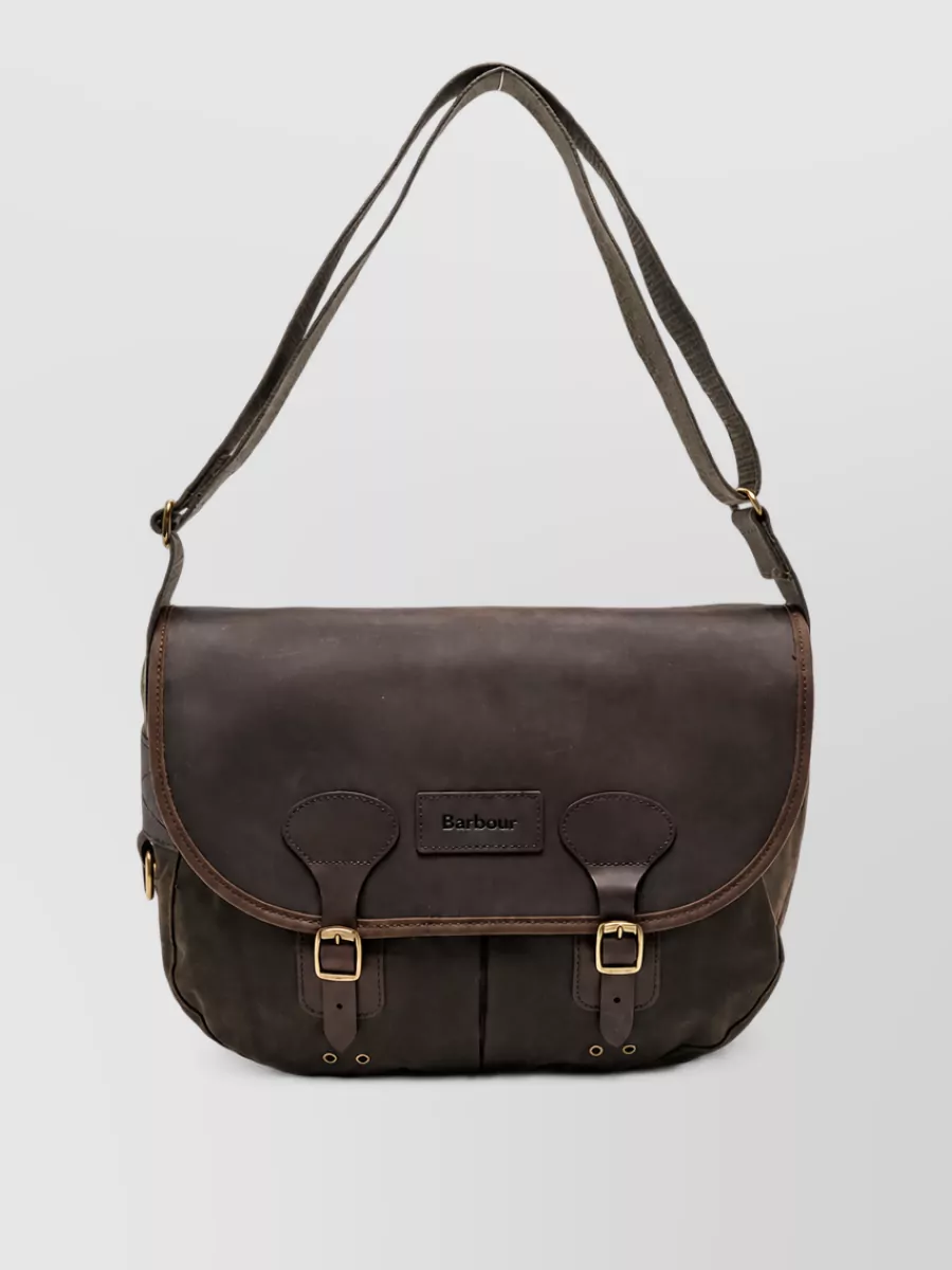 Barbour leather shoulder bag