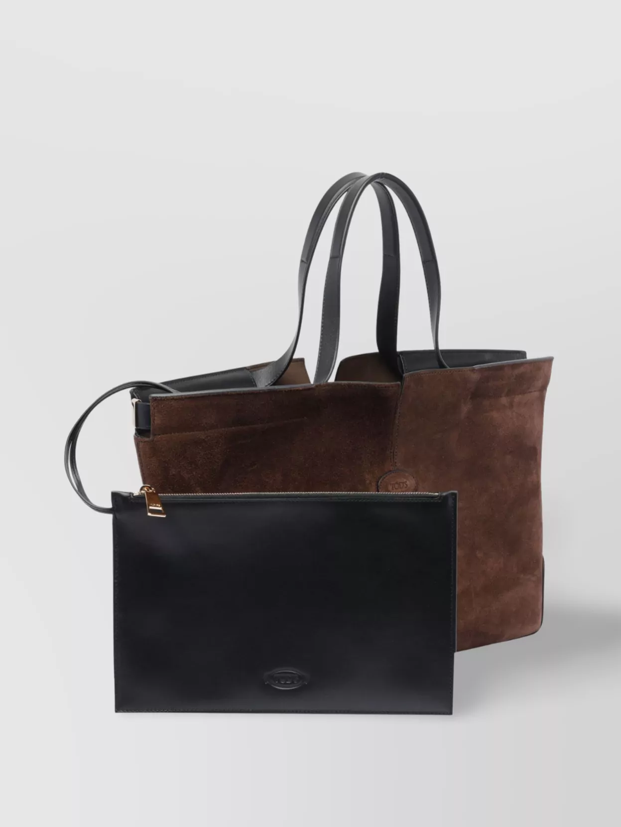 Tod's Hand Tote Bag Suede Finish