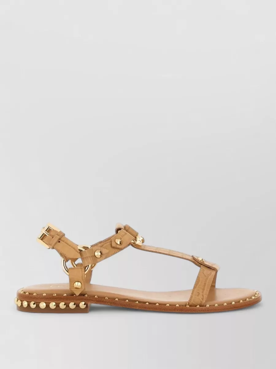 Ash Leather Sandals