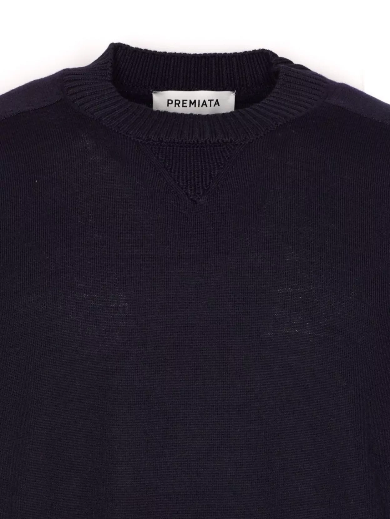 Premiata Crewneck Sweater With Long Sleeves And Elbow Patches