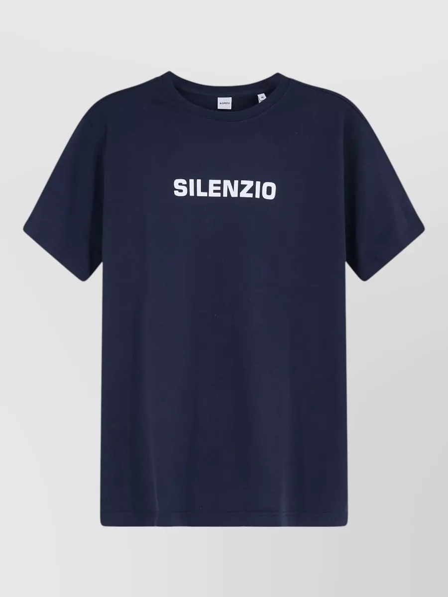 Aspesi Cotton Printed Short-Sleeve T-Shirt