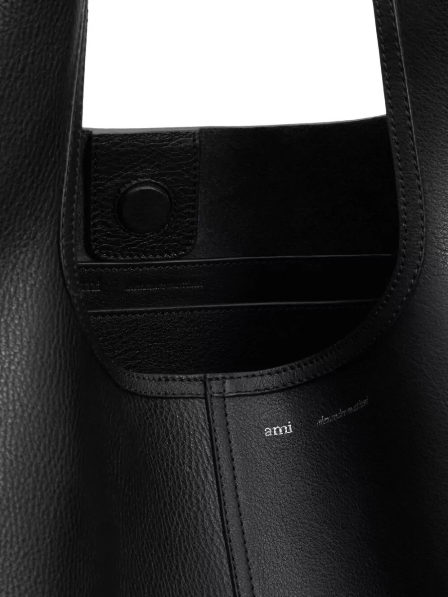 Ami Paris Shoulder Bag Single Top Handle Strap