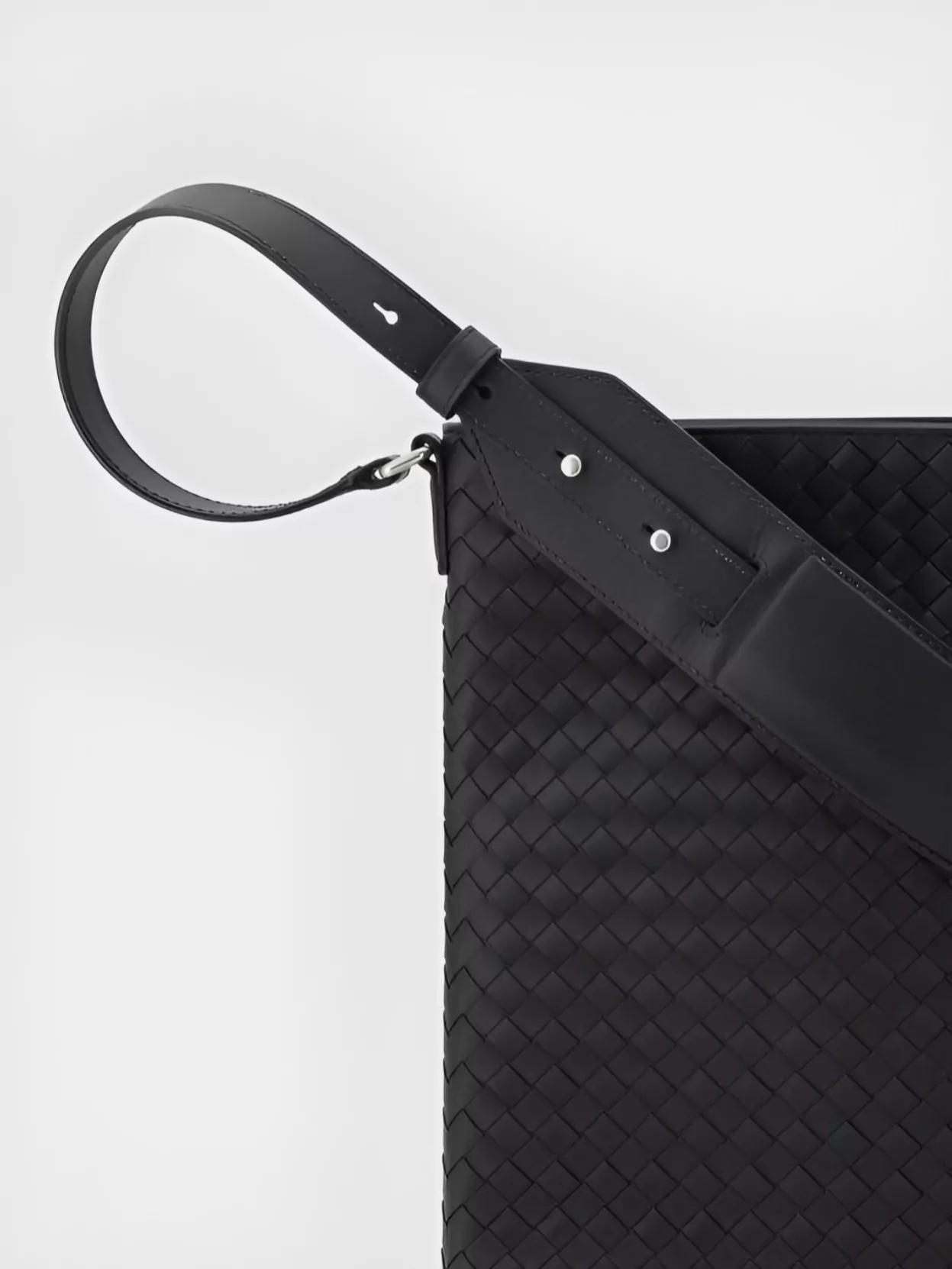 Bottega Veneta Intreccio Weave Leather Shoulder Bag