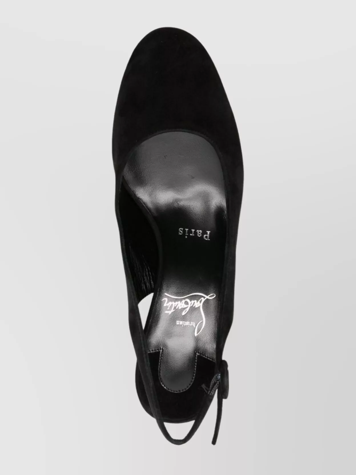 Christian Louboutin Block Heel Sandals Round Toe