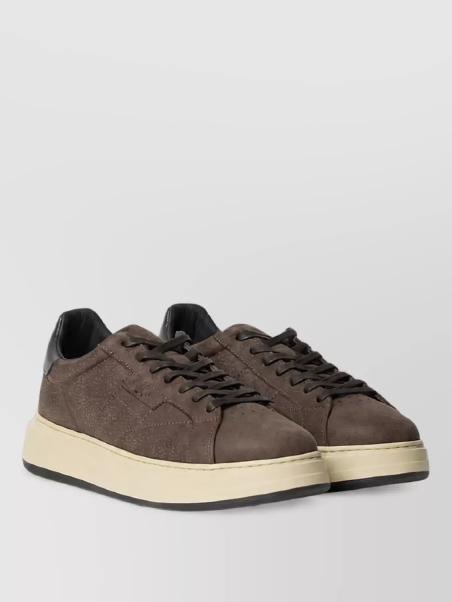 Woolrich leather lace-up shoes