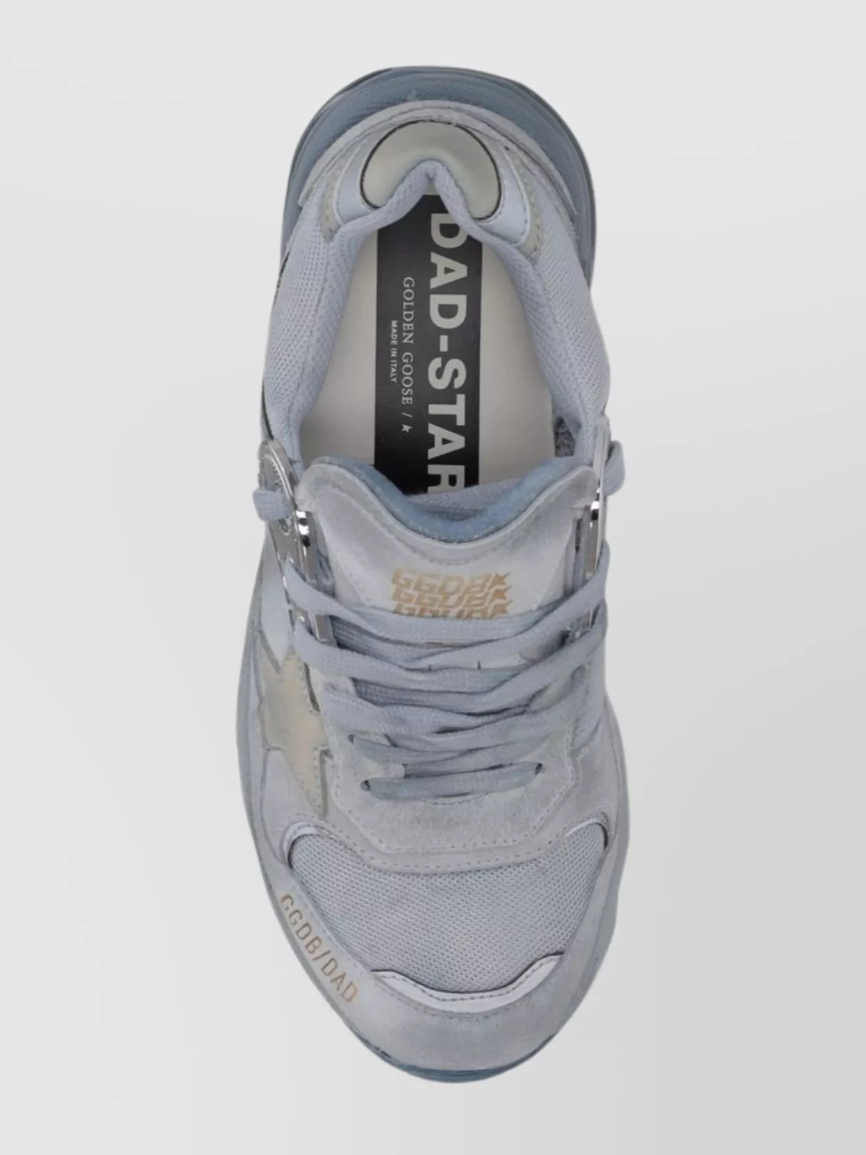 Golden Goose Running Sneakers With Suede And Mesh