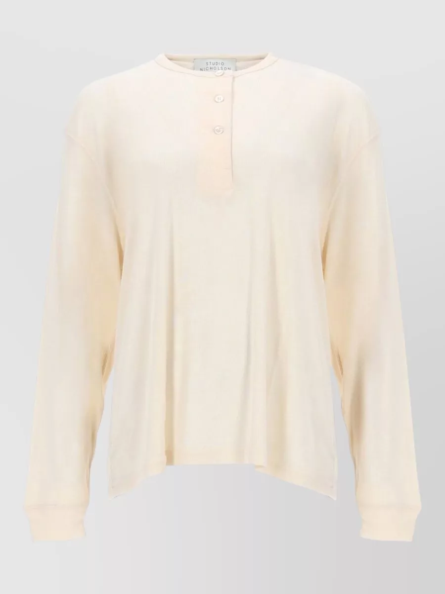Studio Nicholson rutas henley knitted top