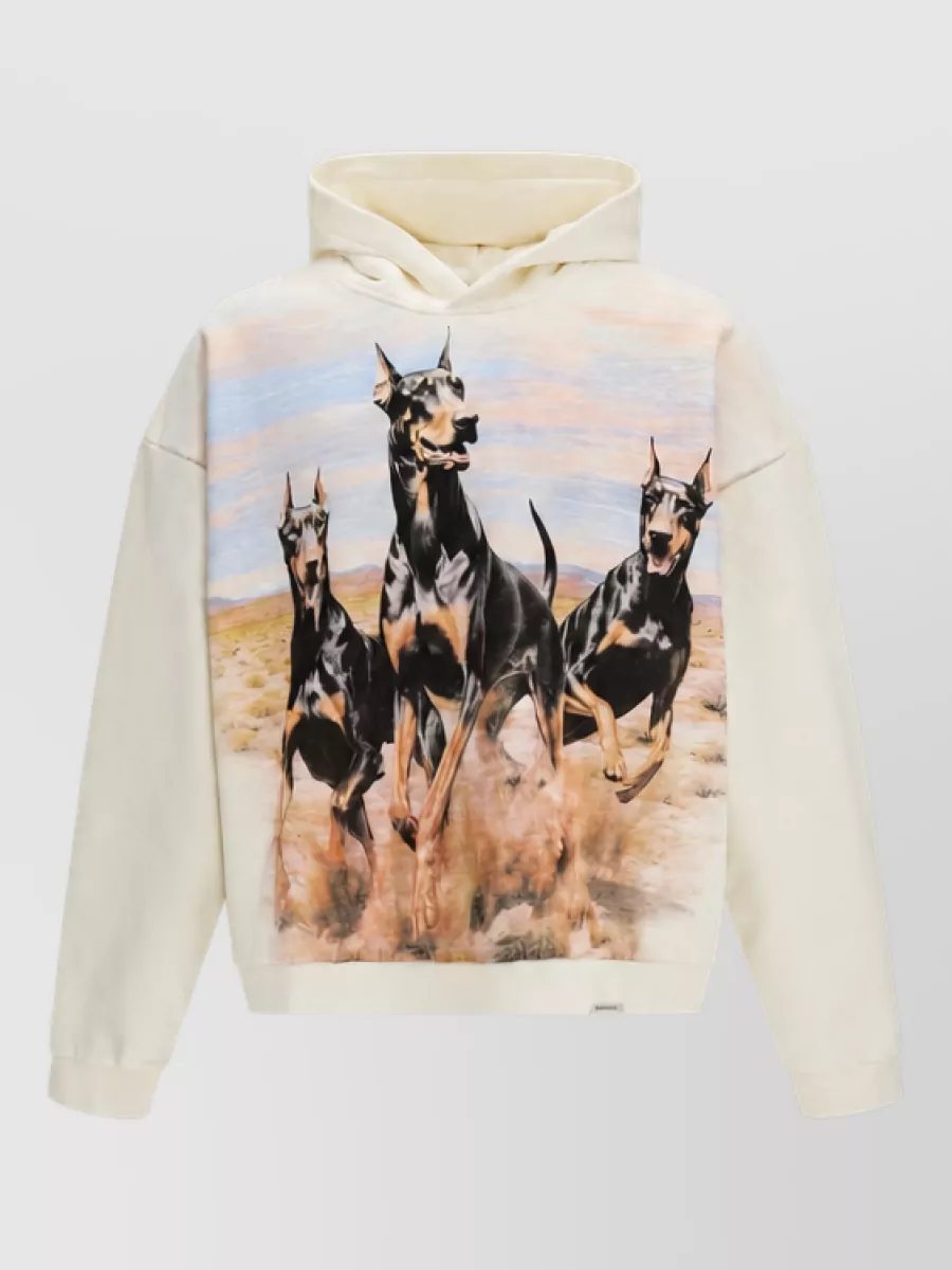 Represent Cotton printed hoodie