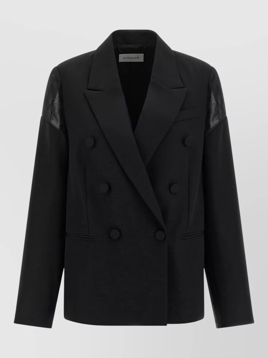 Armarium virgin wool double-breasted blazer