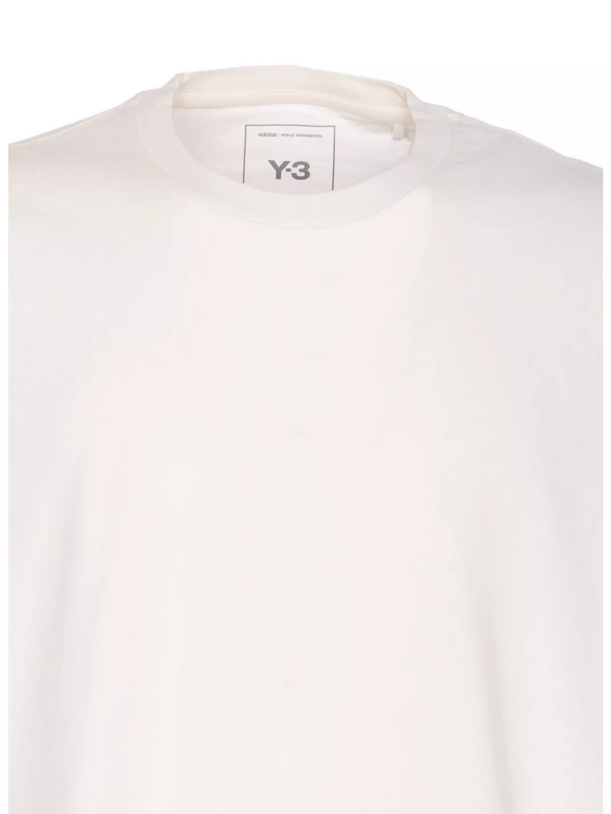 Y-3 Crewneck Graphic Print Oversize Short Sleeve T-shirt In White