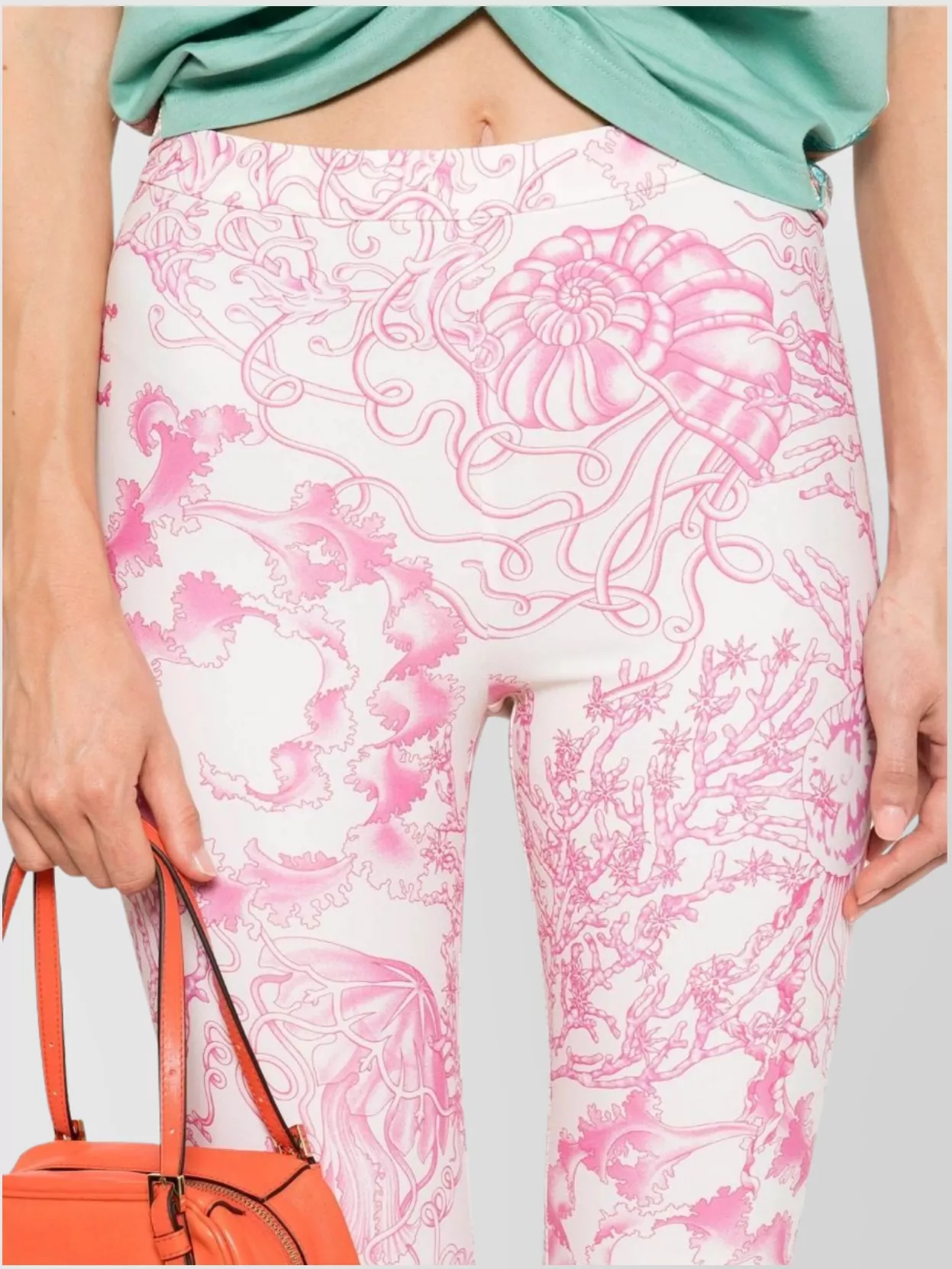 Versace Baroque Underwater Lycra Leggings