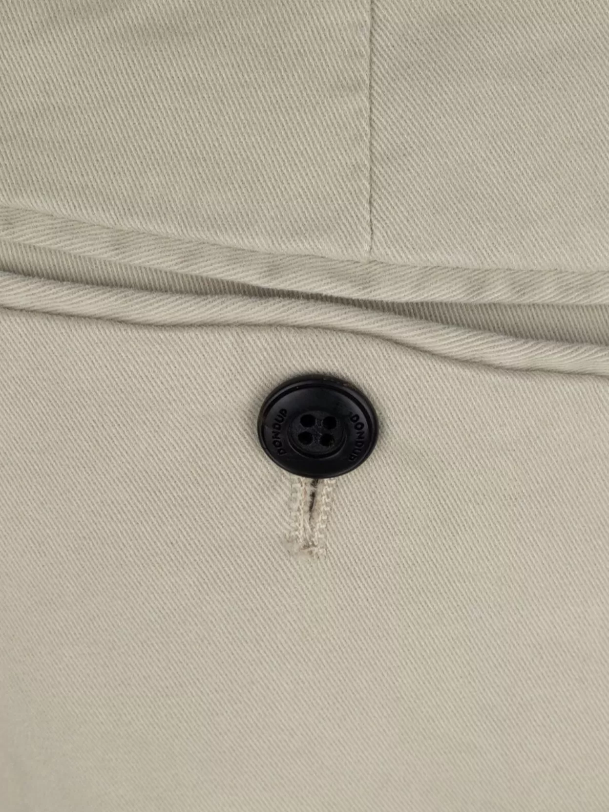 Dondup Trousers Back Pockets Belt Loops Side Pockets