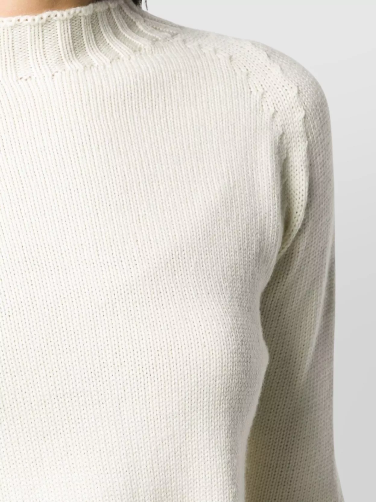 Drumohr Merino Knit Crew Neck Long Sleeve Sweater