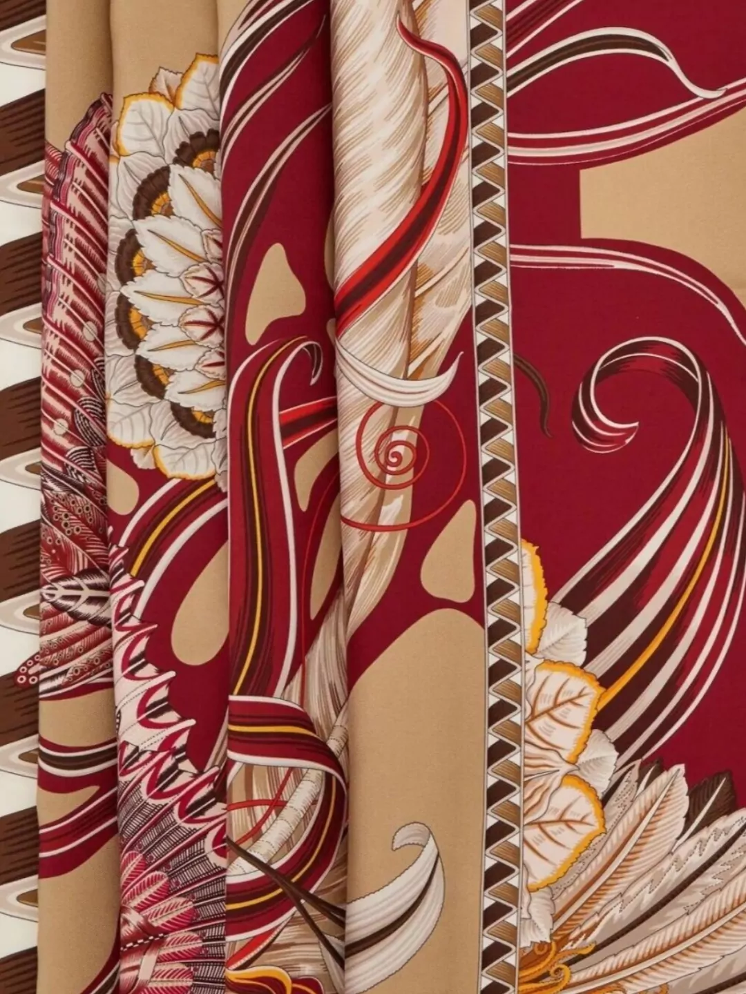 Ferragamo Giada Print Silk Scarf