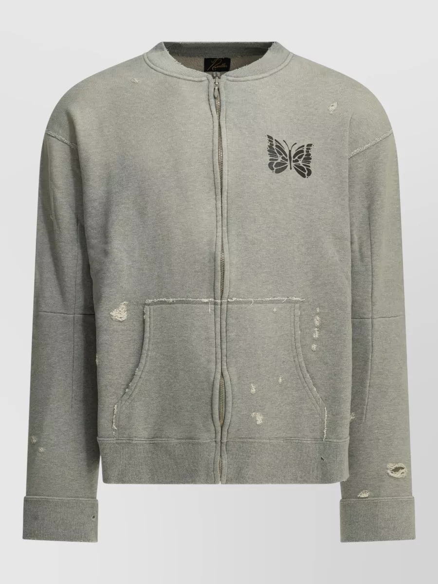 Needles Deconstructed Cotton Zip Jacket
