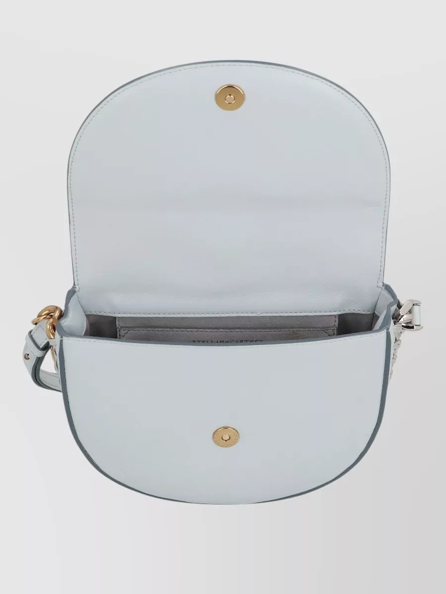 Stella Mccartney Frayme Chain Shoulder Bag Medium Flap