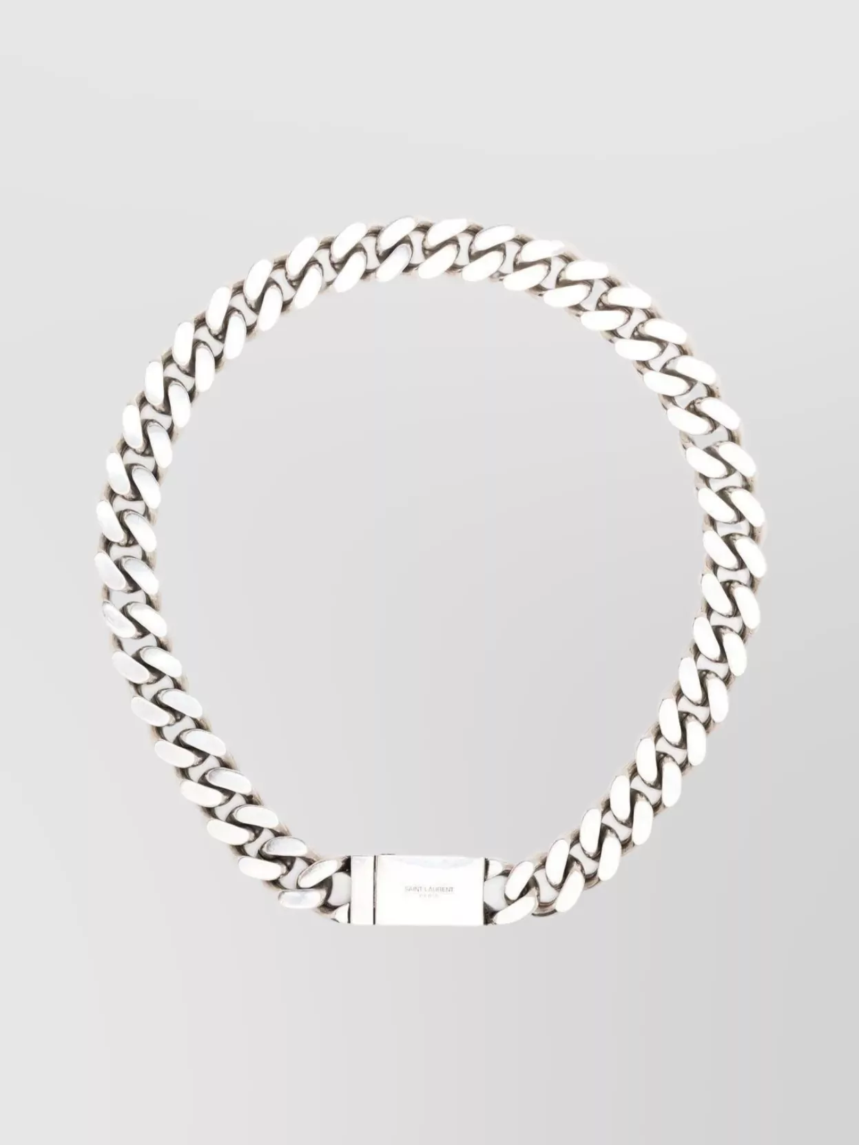 Shop Saint Laurent Bold Link Chain Necklace