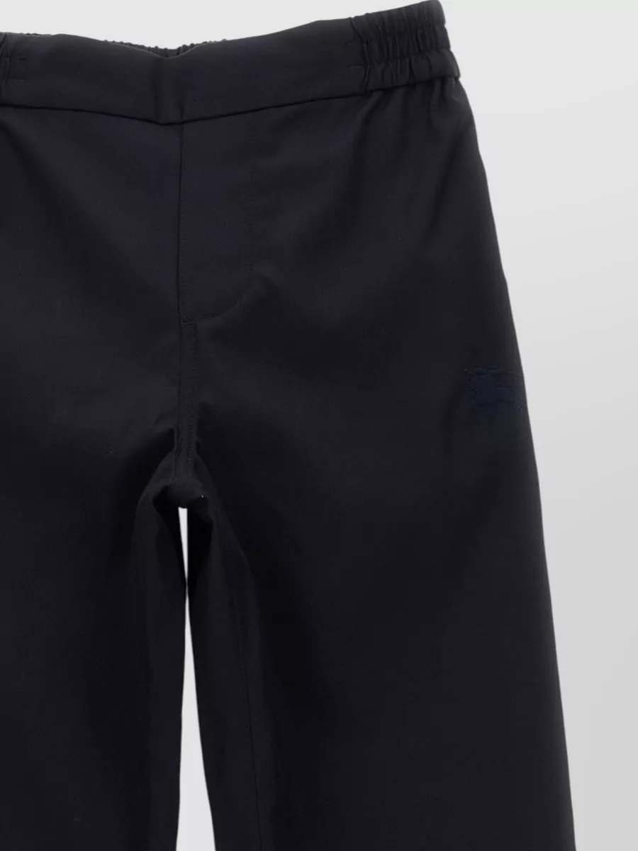Burberry Cotton Blend Straight-Leg Pants