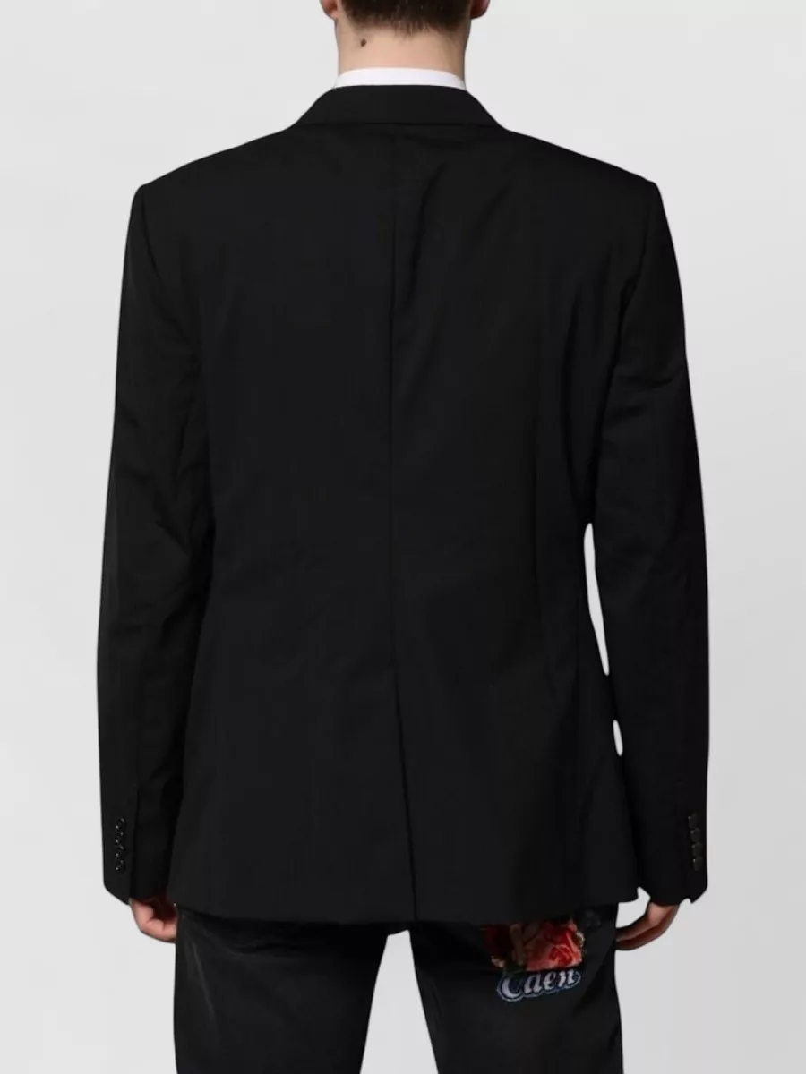 Dolce&Gabbana Virgin Wool Double-Breasted Blazer