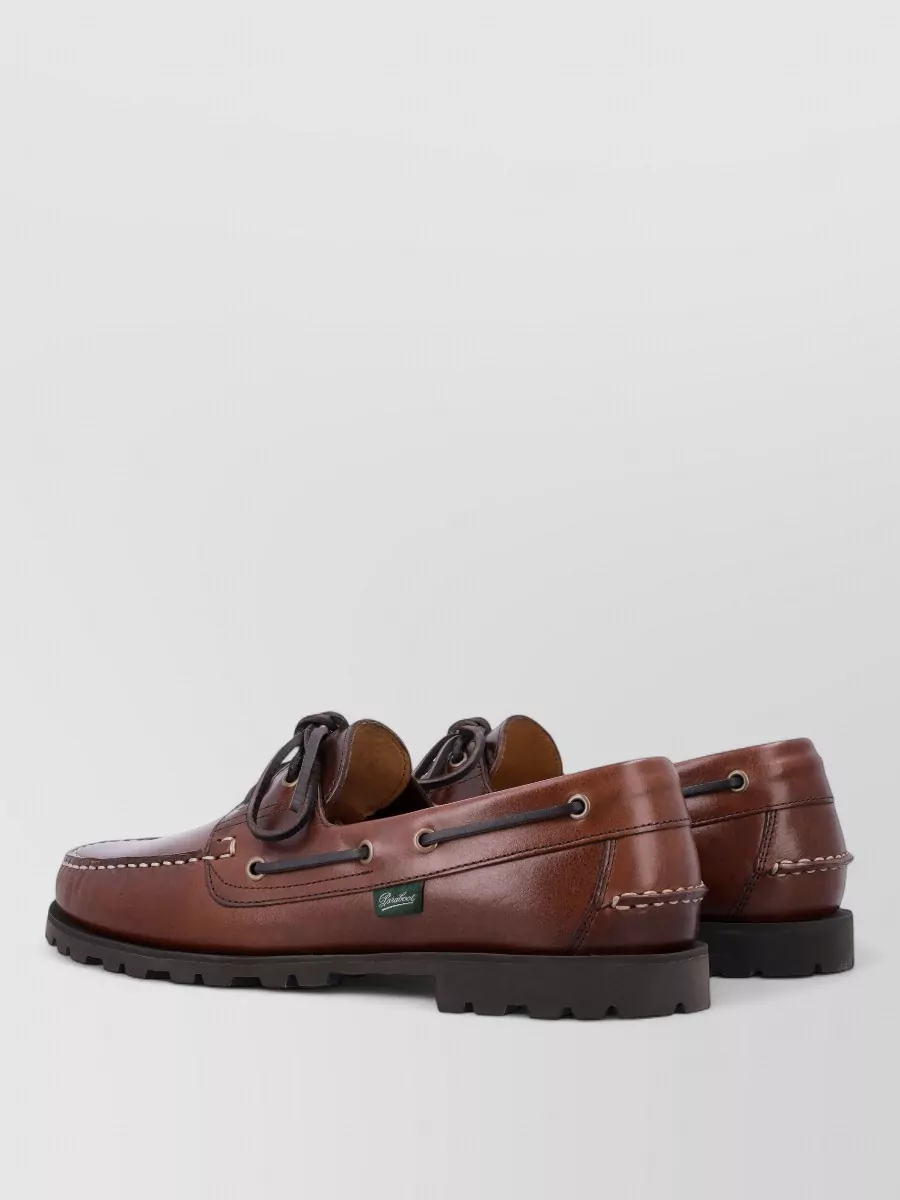 Paraboot Leather Malo Boat Shoes