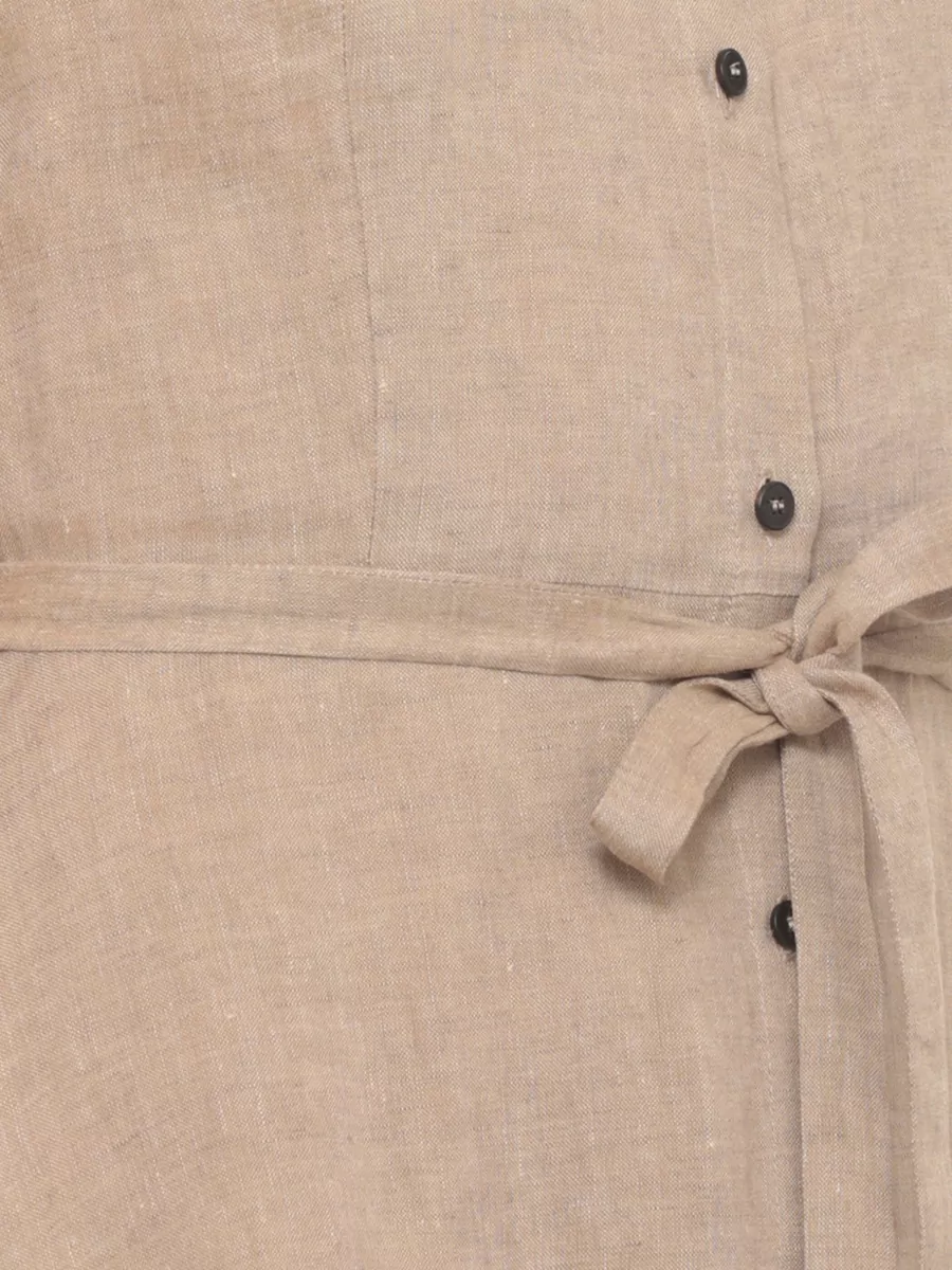 Antonelli Firenze Linen Shirt Midi Dress