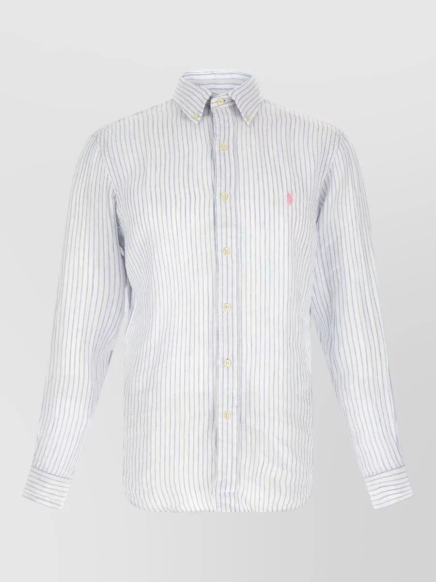 Polo Ralph Lauren striped linen long-sleeve shirt