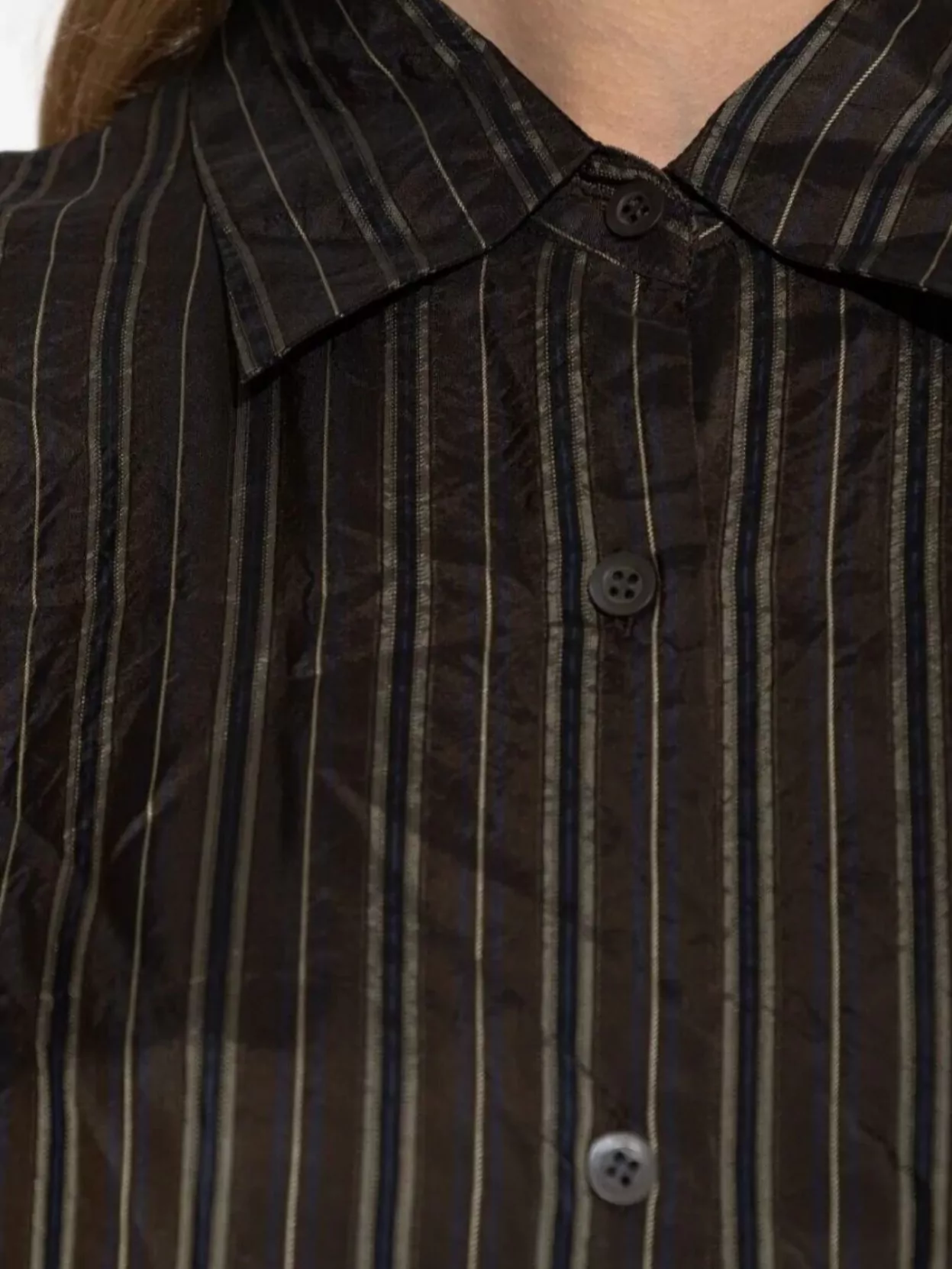 Dries Van Noten Casia Striped Shirt Long Sleeves