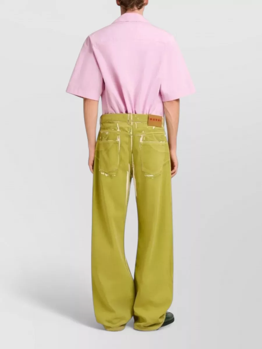 Marni Printed Wide-Leg Trousers