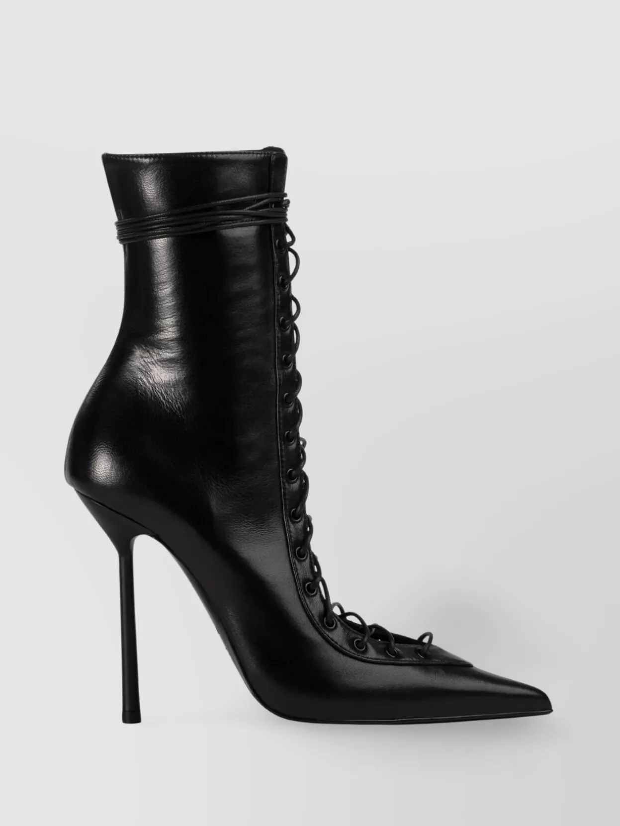 Le Silla Colette Lace-Up Leather Ankle Boot