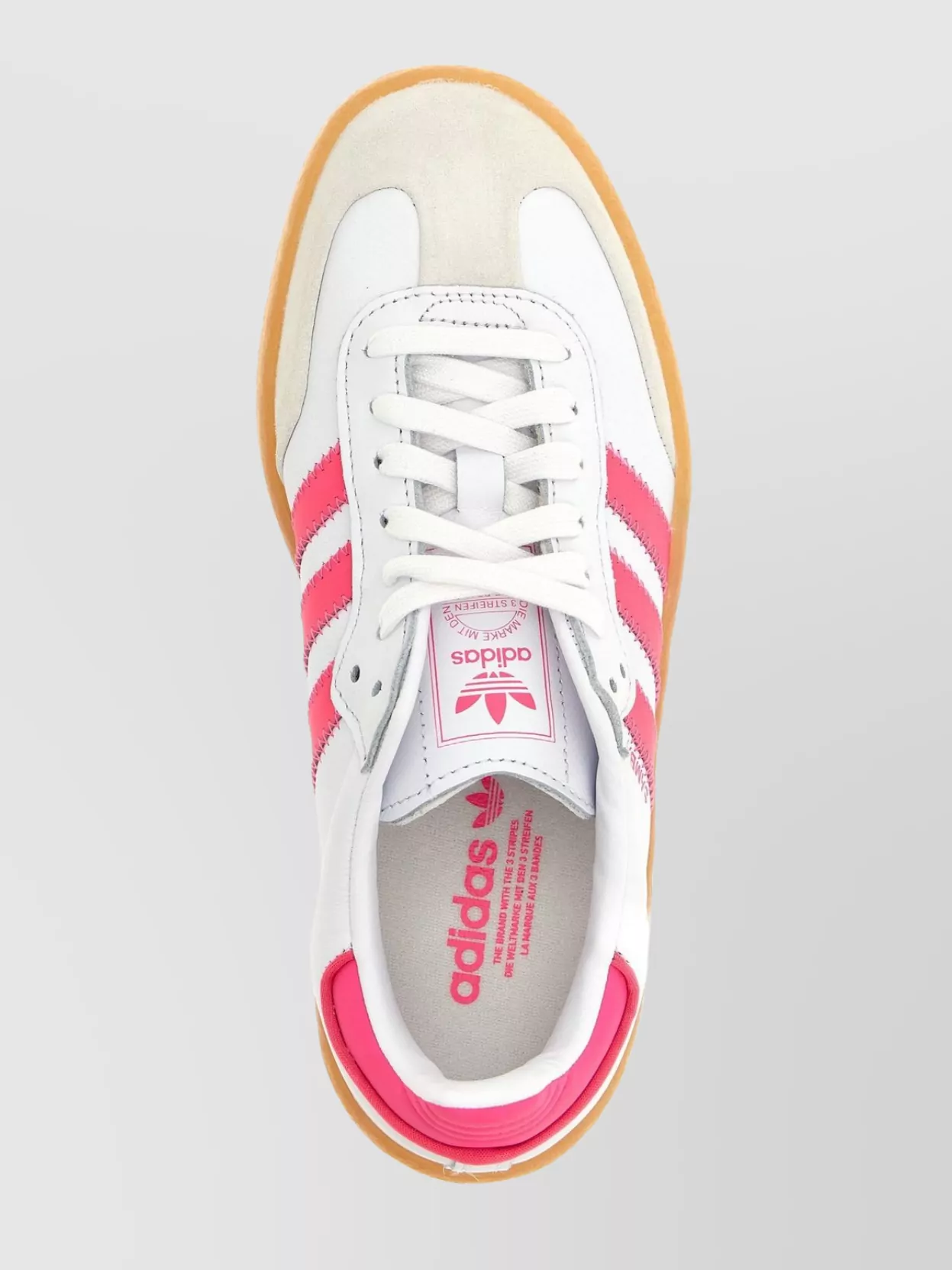 adidas gazelle silver green womens adidas Originals Black & White Sambae Sneakers main image 0