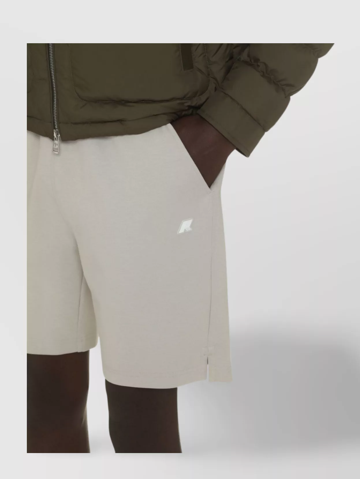 K-Way Bermuda Cotton Shorts Elastic Waistband