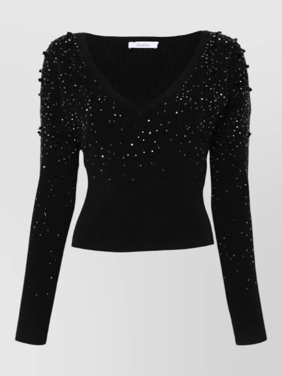 Max Mara Cashmere wool knit sweatshirt
