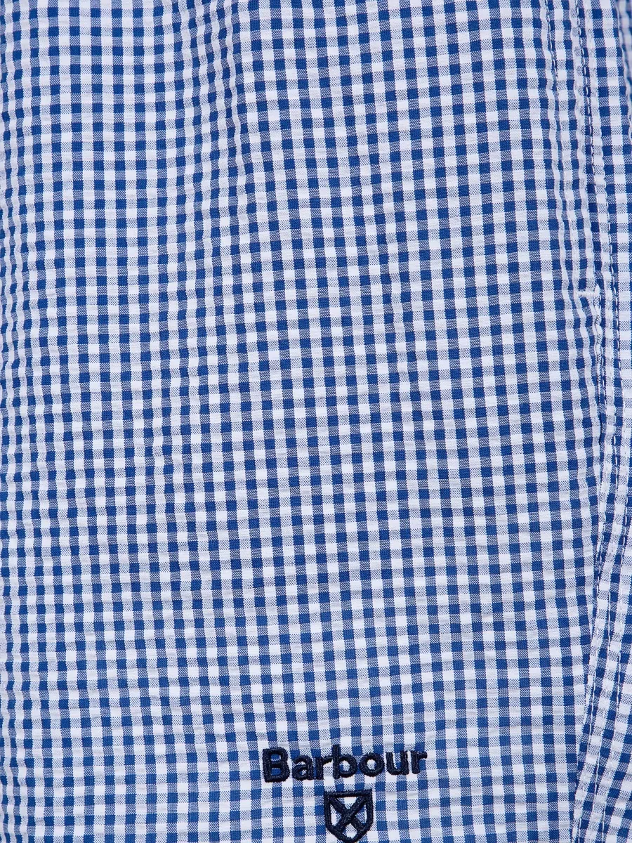 Barbour Gingham Seersucker Swim Shorts