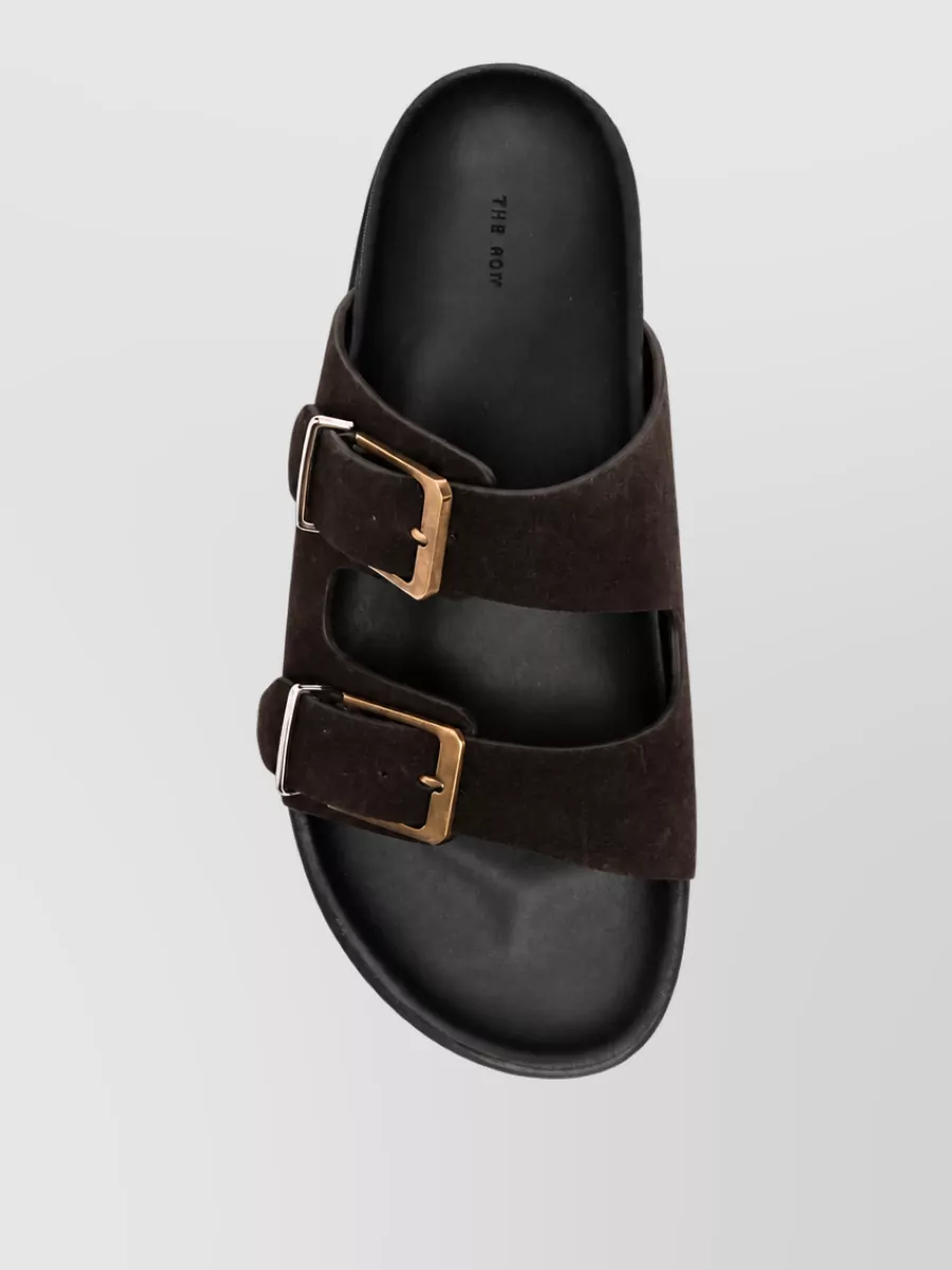 The Row Suede Sandals