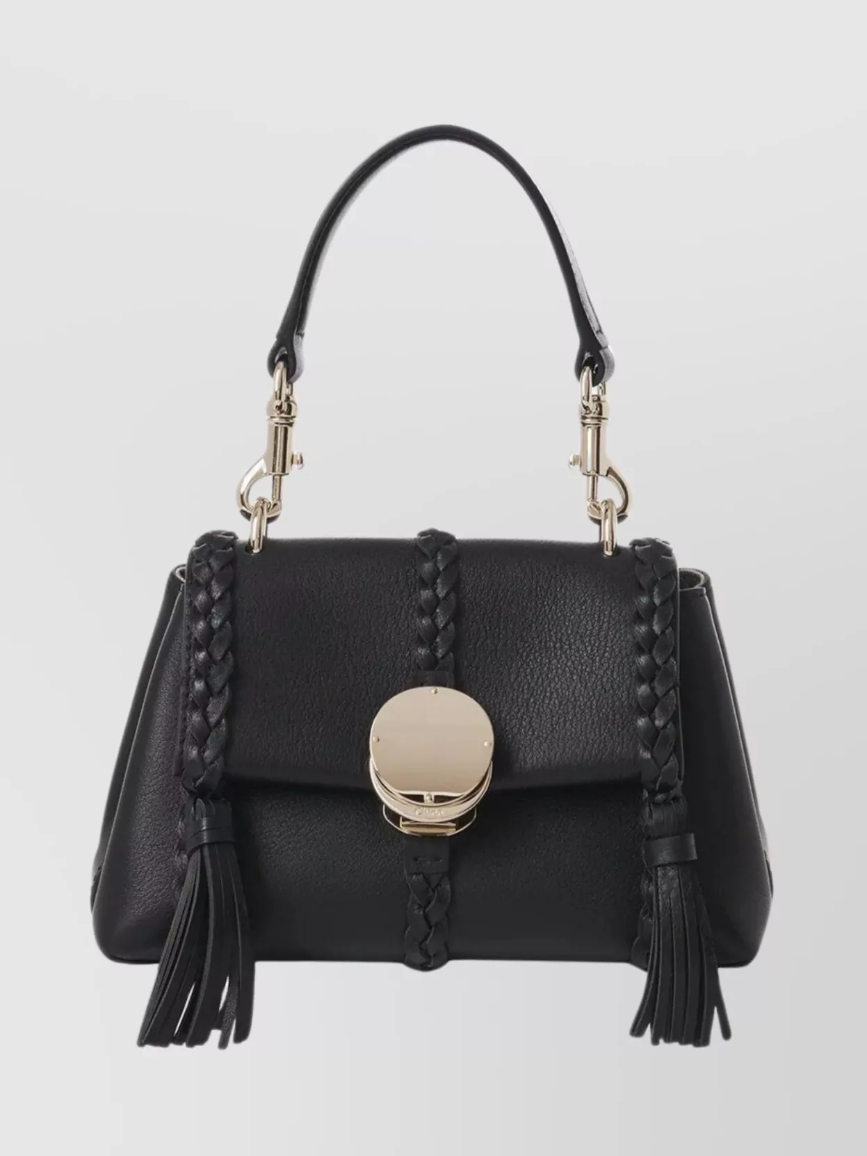 Shop Chloé Versatile Mini Bag With Removable Handle And Strap In Black