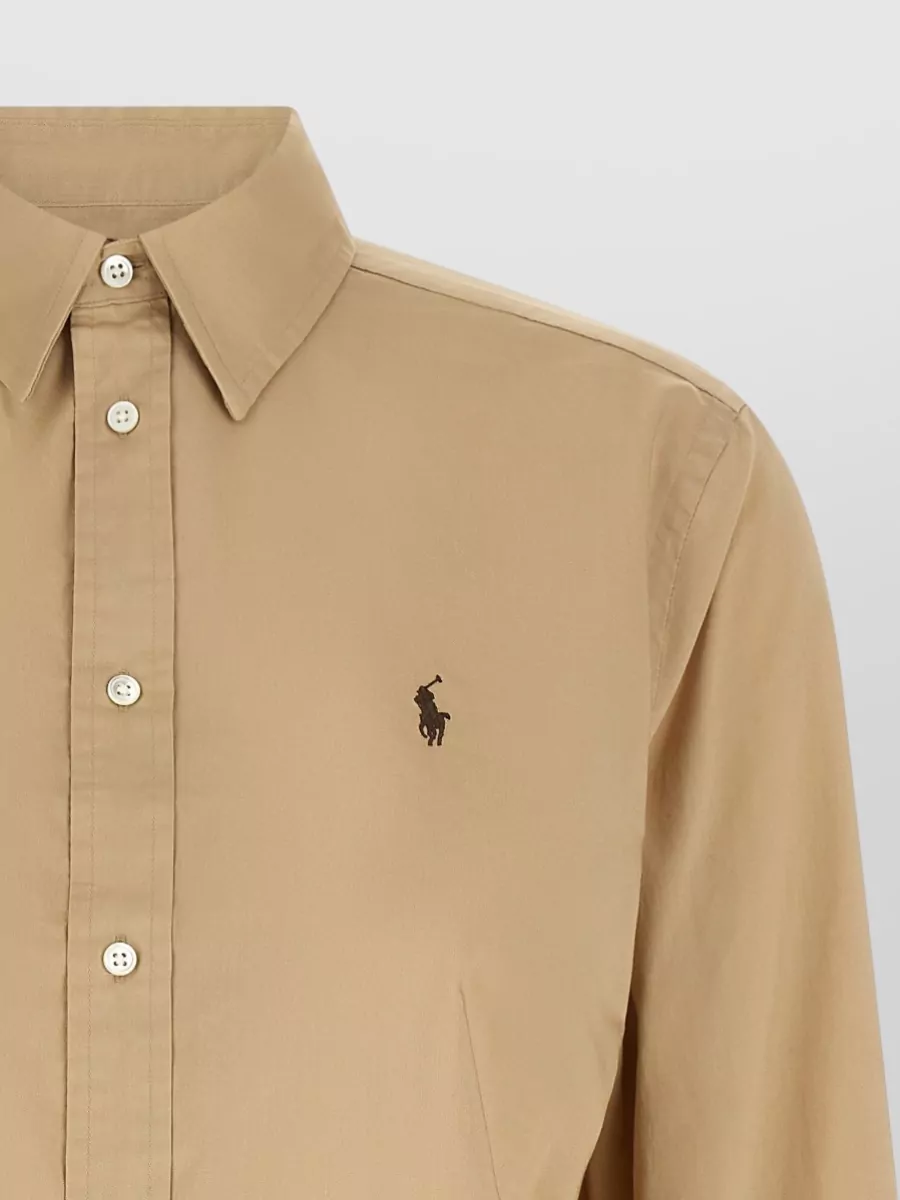 Polo Ralph Lauren Logo-Embroidered Cotton Shirt