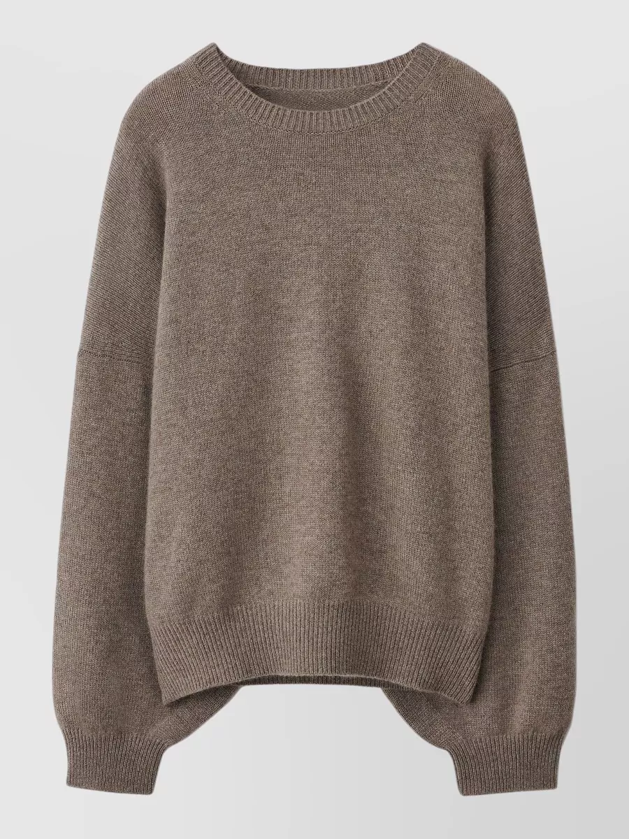 Lisa Yang Cashmere ribbed round-neck long-sleeve sweater
