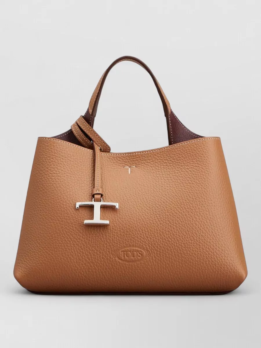 Tod's t timeless micro leather tote bag