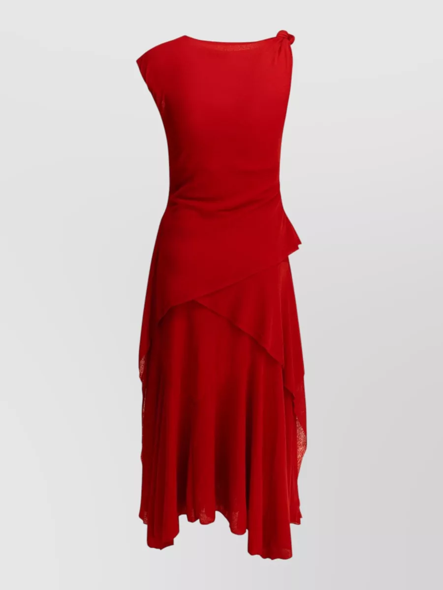 Ganni Draped Midi Dress