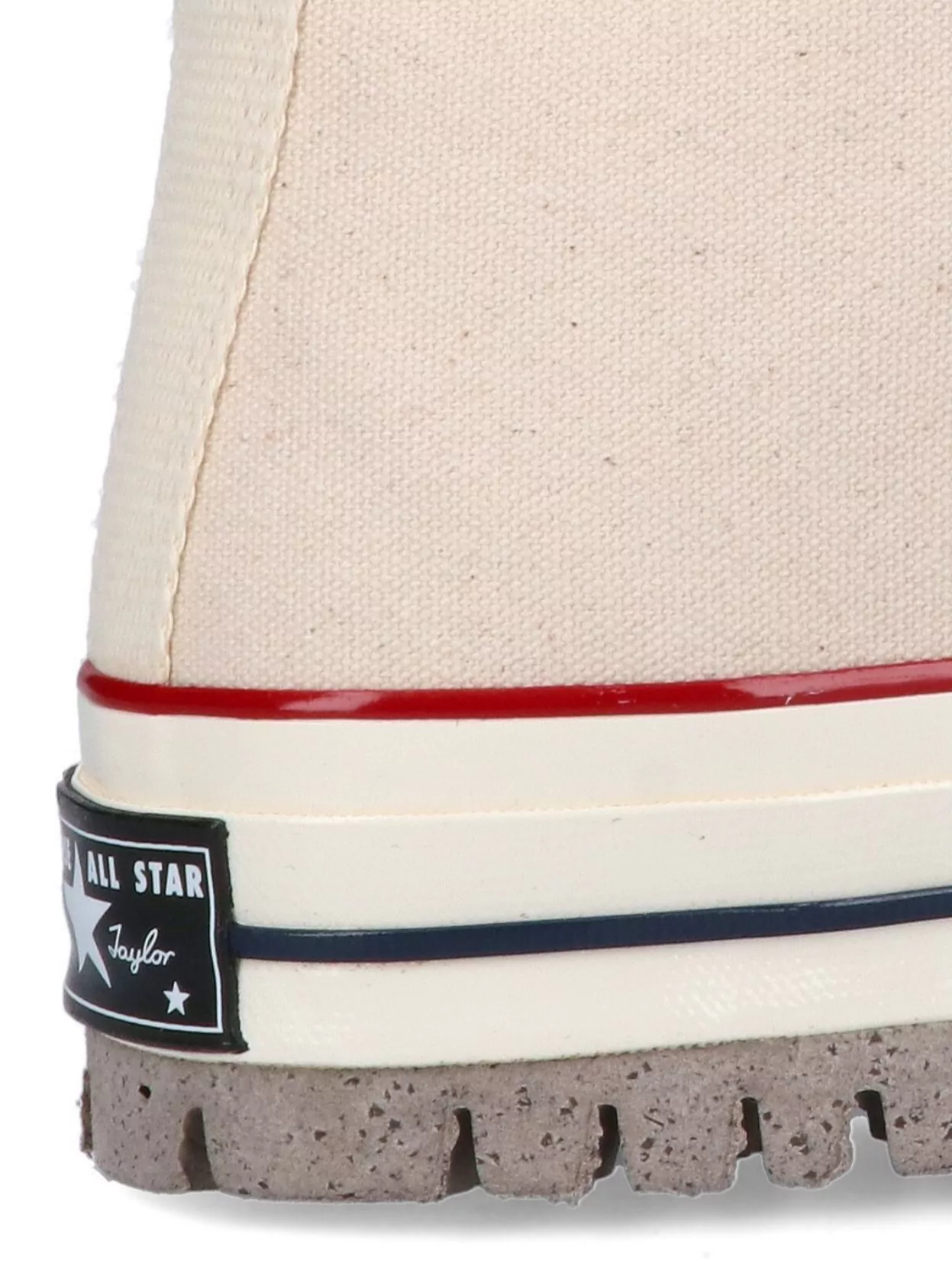 Converse High-Top Rubber Sole Sneakers With Contrast Trim