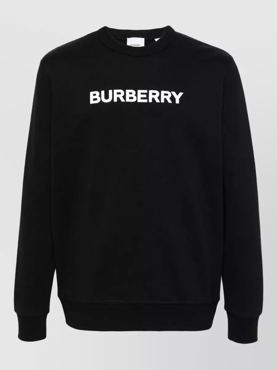 Burberry cotton crew-neck sweatshirt
