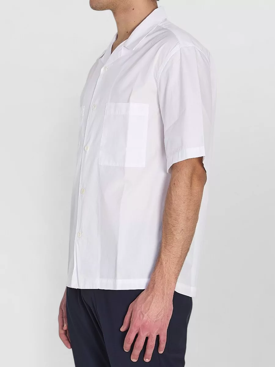 Barena Cotton Regular-Fit Camp-Collar Short-Sleeve Shirt